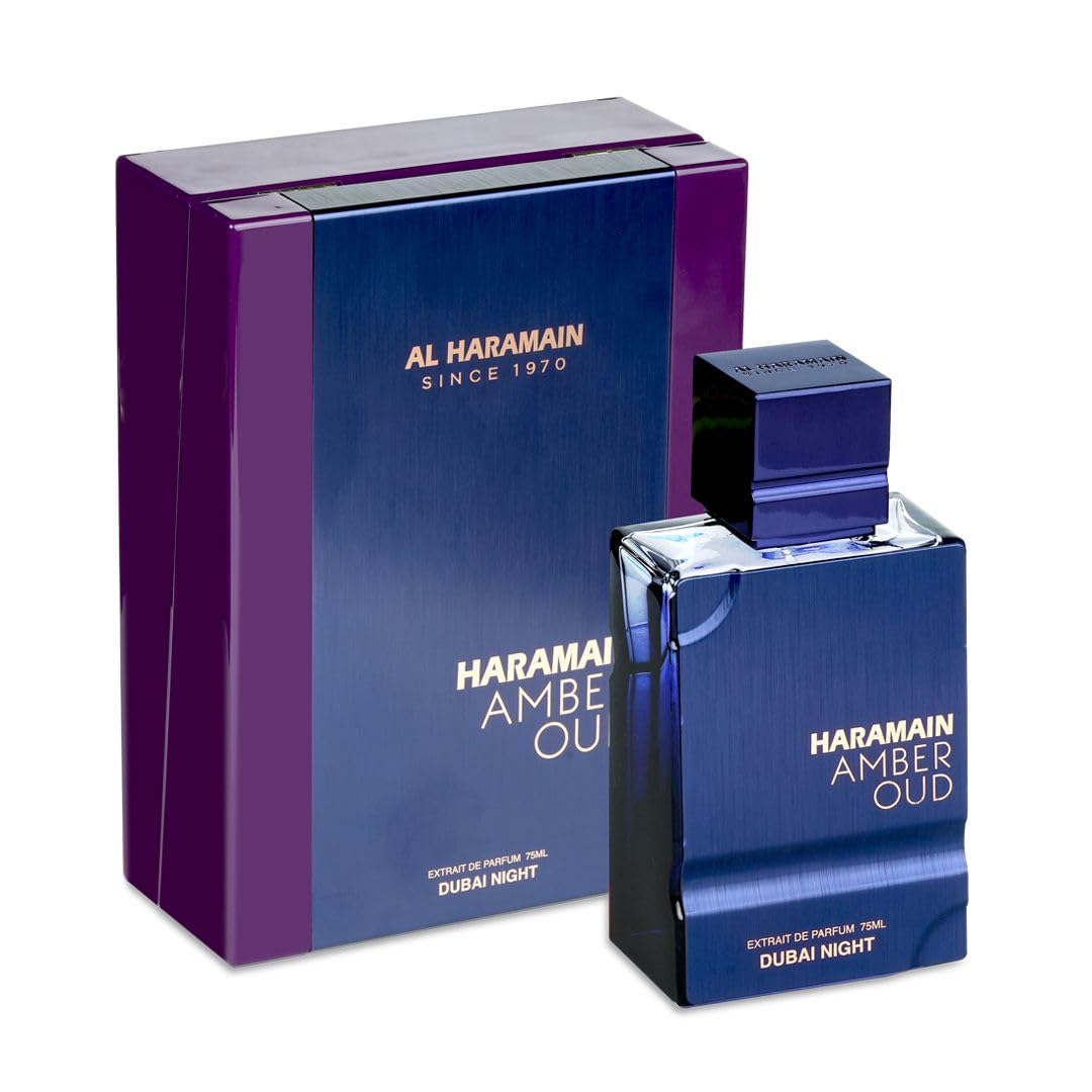 Al Haramain Unisex Amber Oud Dubai Night Extrait de Parfum Spray 2.54 Oz