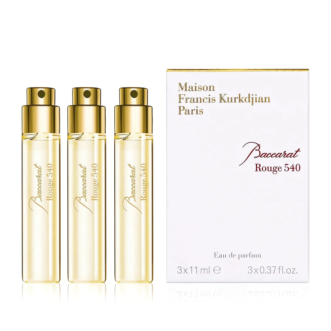 Maison Francis Kurkdjian Unisex 3 x .37 Ounce Baccarat Rouge 540 Eau de Parfum-Inscentives Perfume