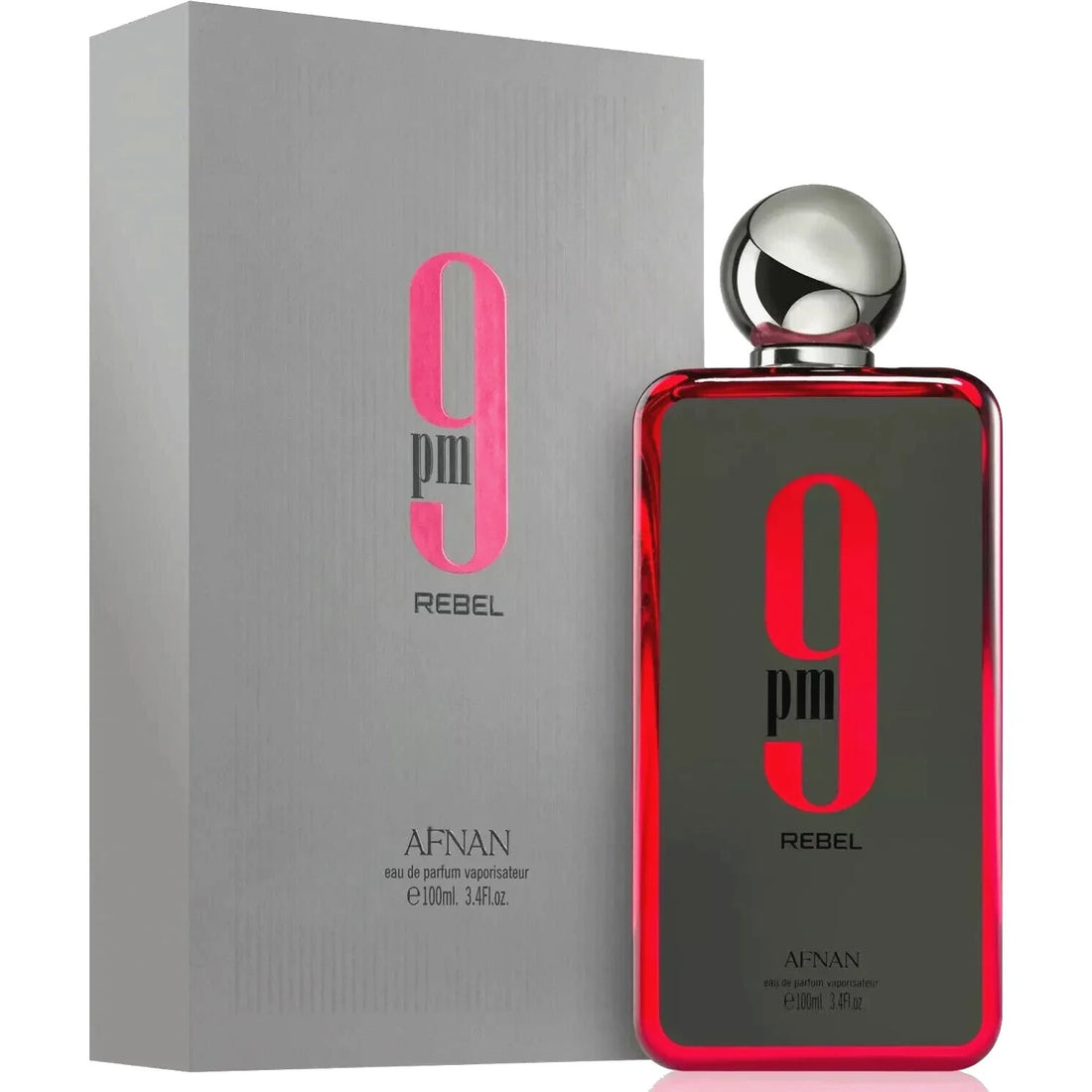 Afnan Unisex 3.4 Ounce 9 PM Rebel Eau de Parfum-Inscentives Perfume