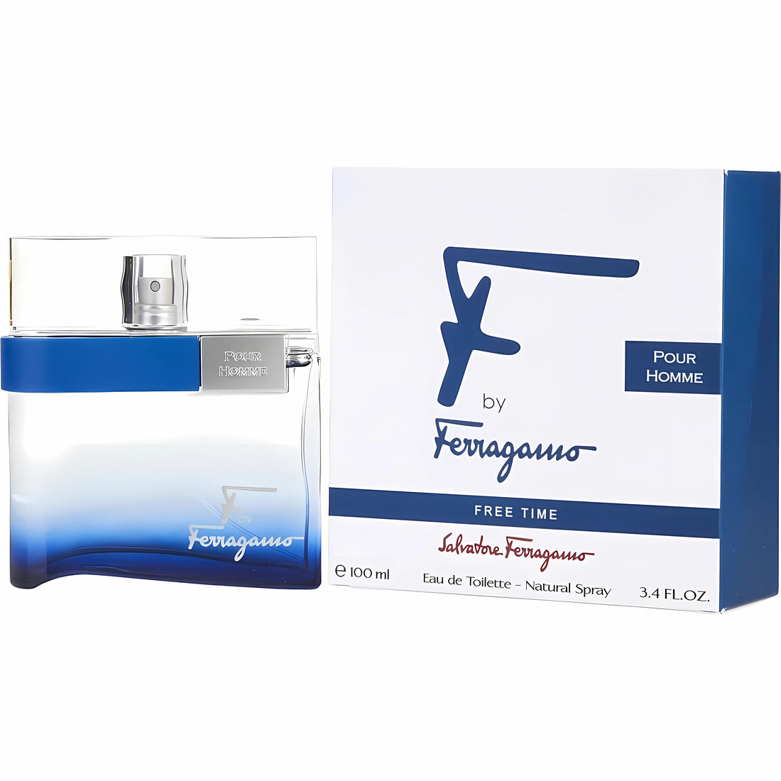 Ferragamo Men's 3.4 Ounce Free Time Eau de Toilette-Inscentives Perfume