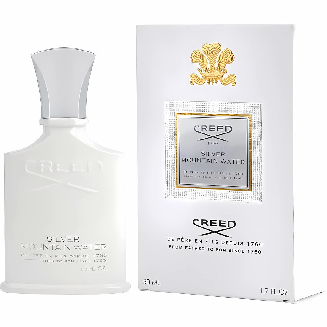 Creed Unisex 1.7 Ounce Silver Mountain Water Eau de Parfum-Inscentives Perfume