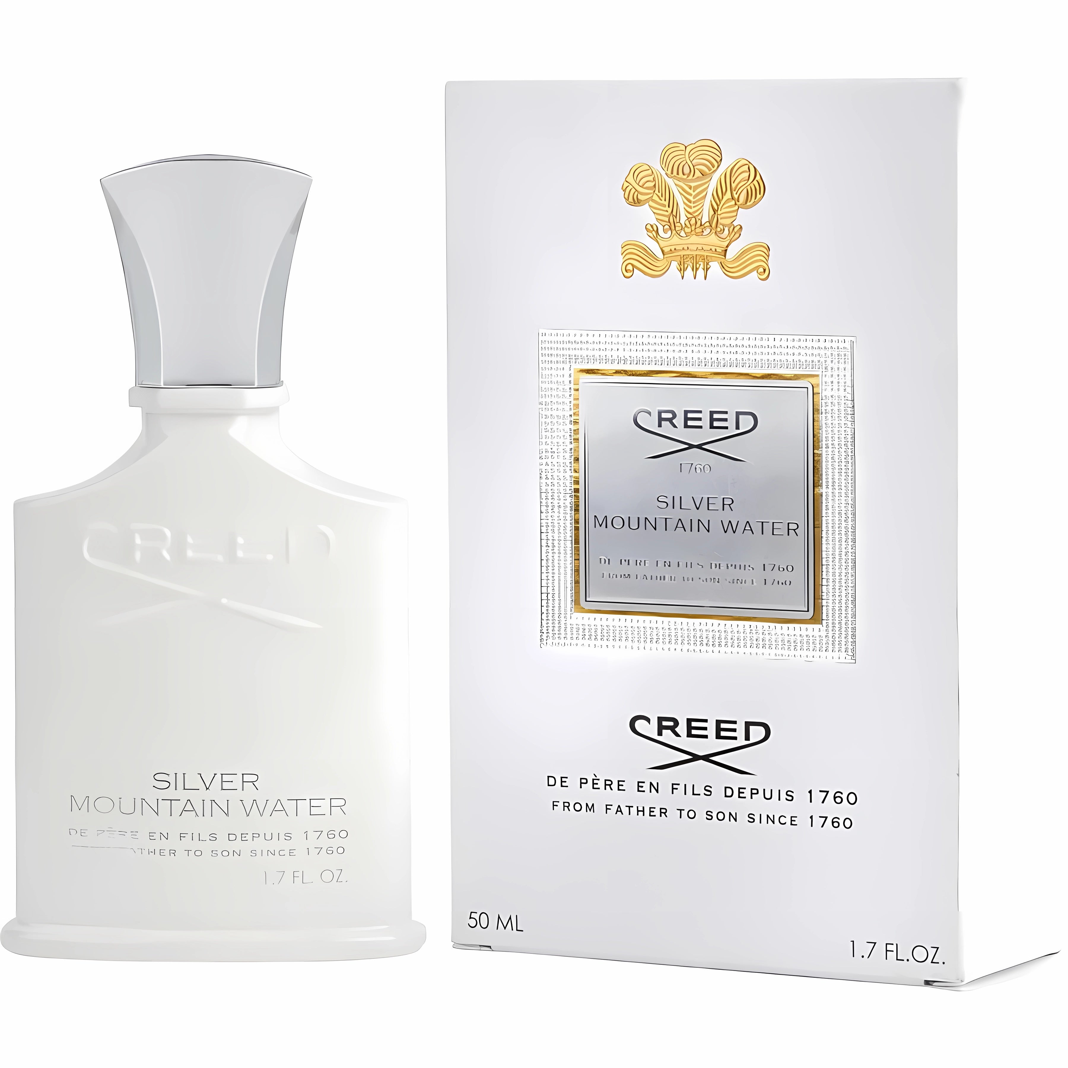 Creed Unisex 1.7 Ounce Silver Mountain Water Eau de Parfum-Inscentives Perfume