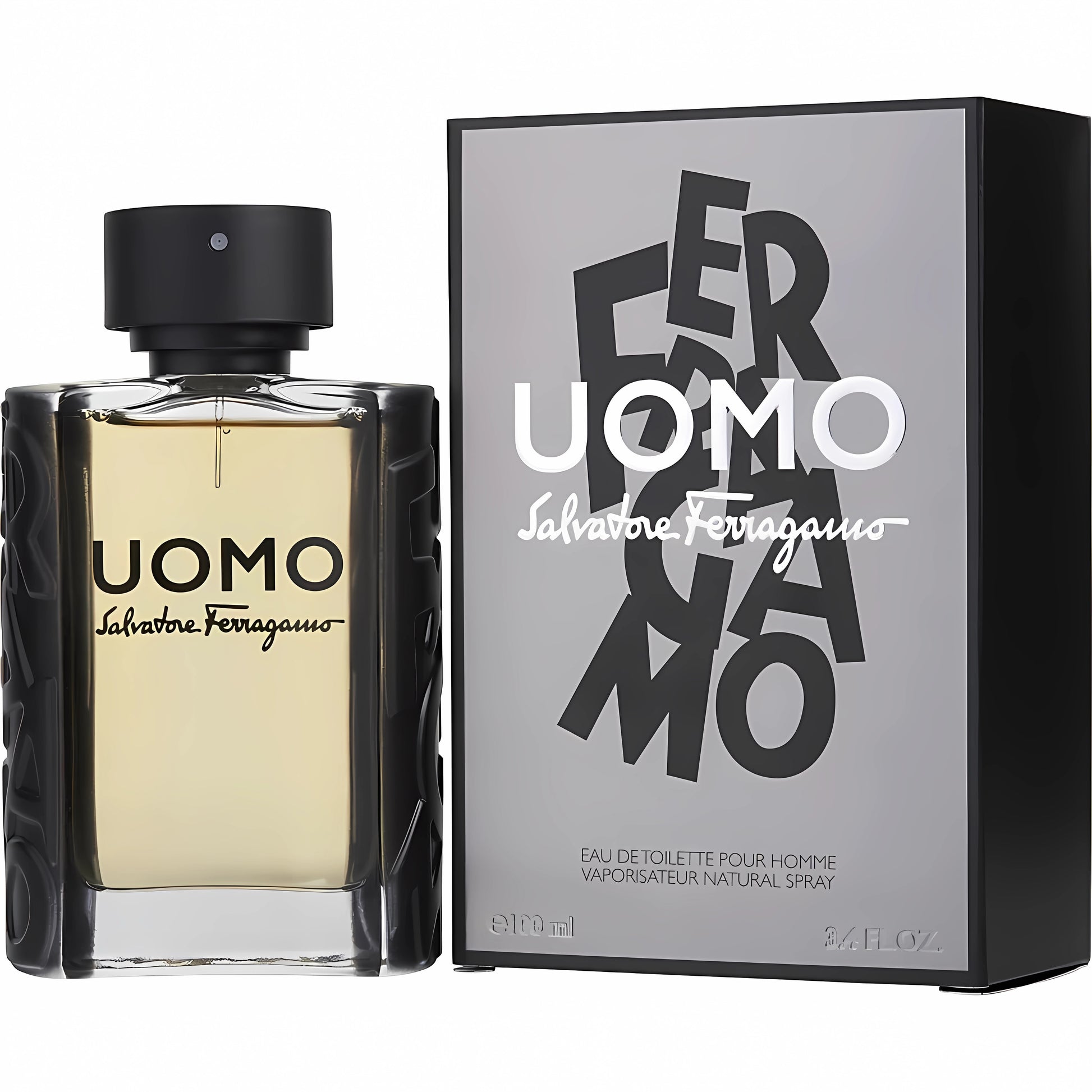 Ferragamo Men's 3.4 Ounce Uomo Eau de Toilette-Inscentives Perfume