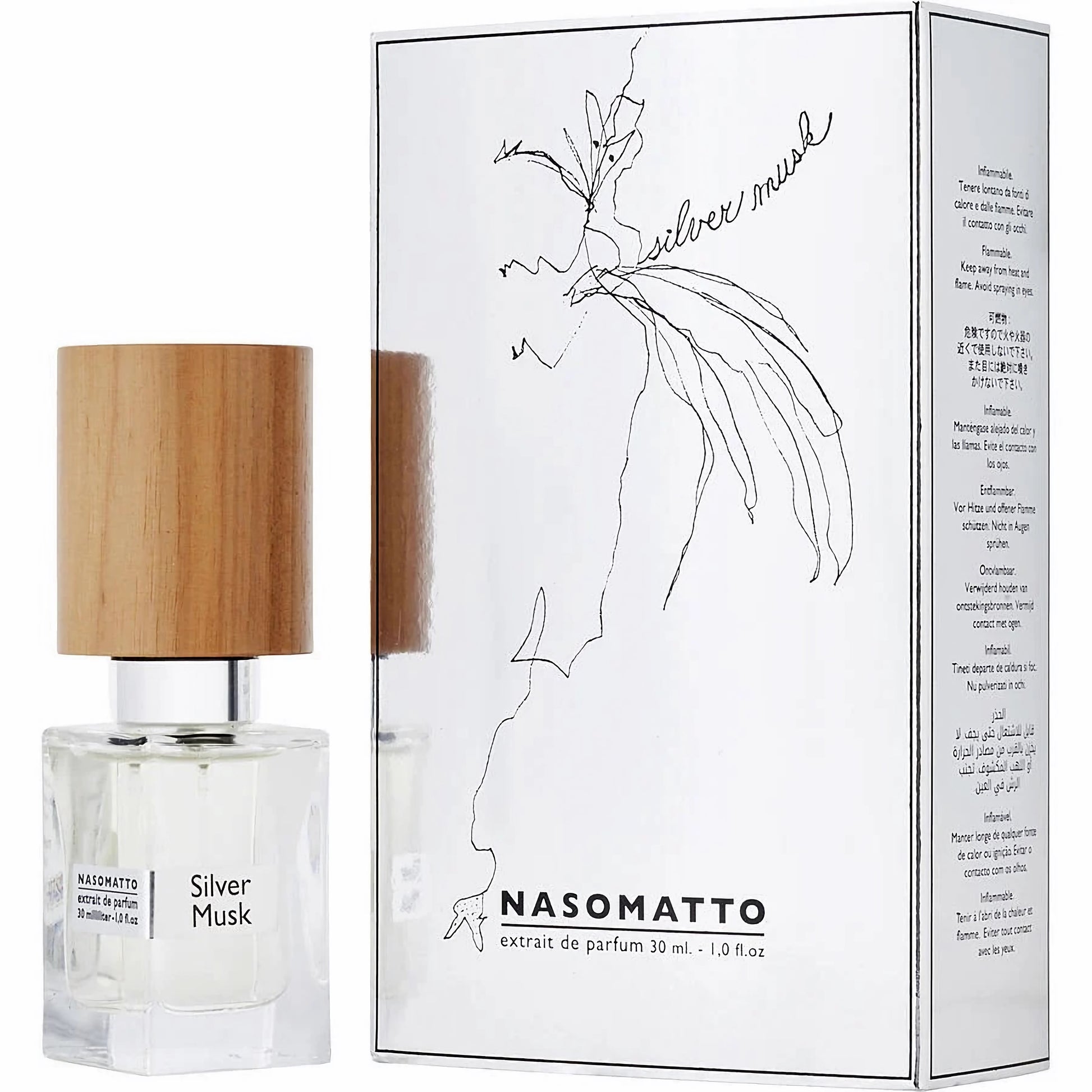 Nasomatto Unisex 1 Ounce Silver Musk Extrait De Parfum-Inscentives Perfume