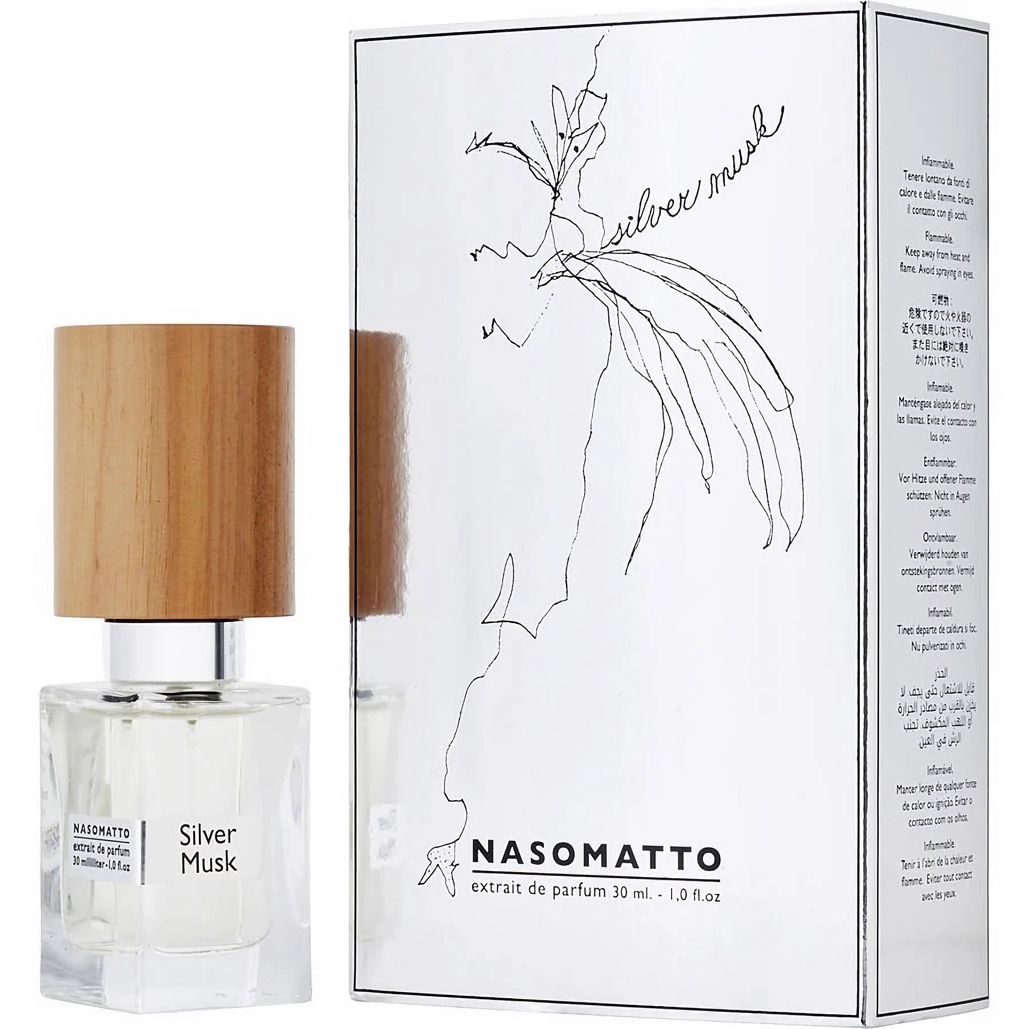 Nasomatto Unisex 1 Ounce Silver Musk Extrait De Parfum-Inscentives Perfume
