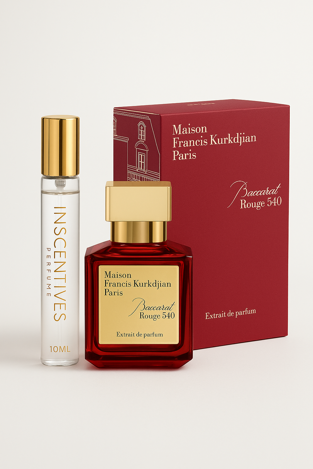 Baccarat Rouge 540 Extrait de Parfum Maison Francis Kurkdjian 10ml Decant (Travel Size)-Inscentives Perfume