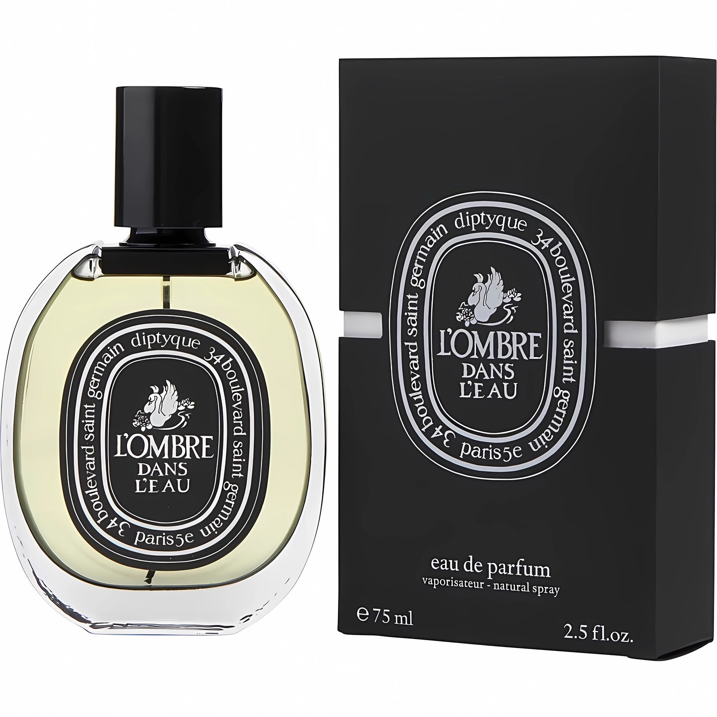 Diptyque Women's 2.5 Ounce L'Ombre Dans Leau Eau de Parfum-Inscentives Perfume