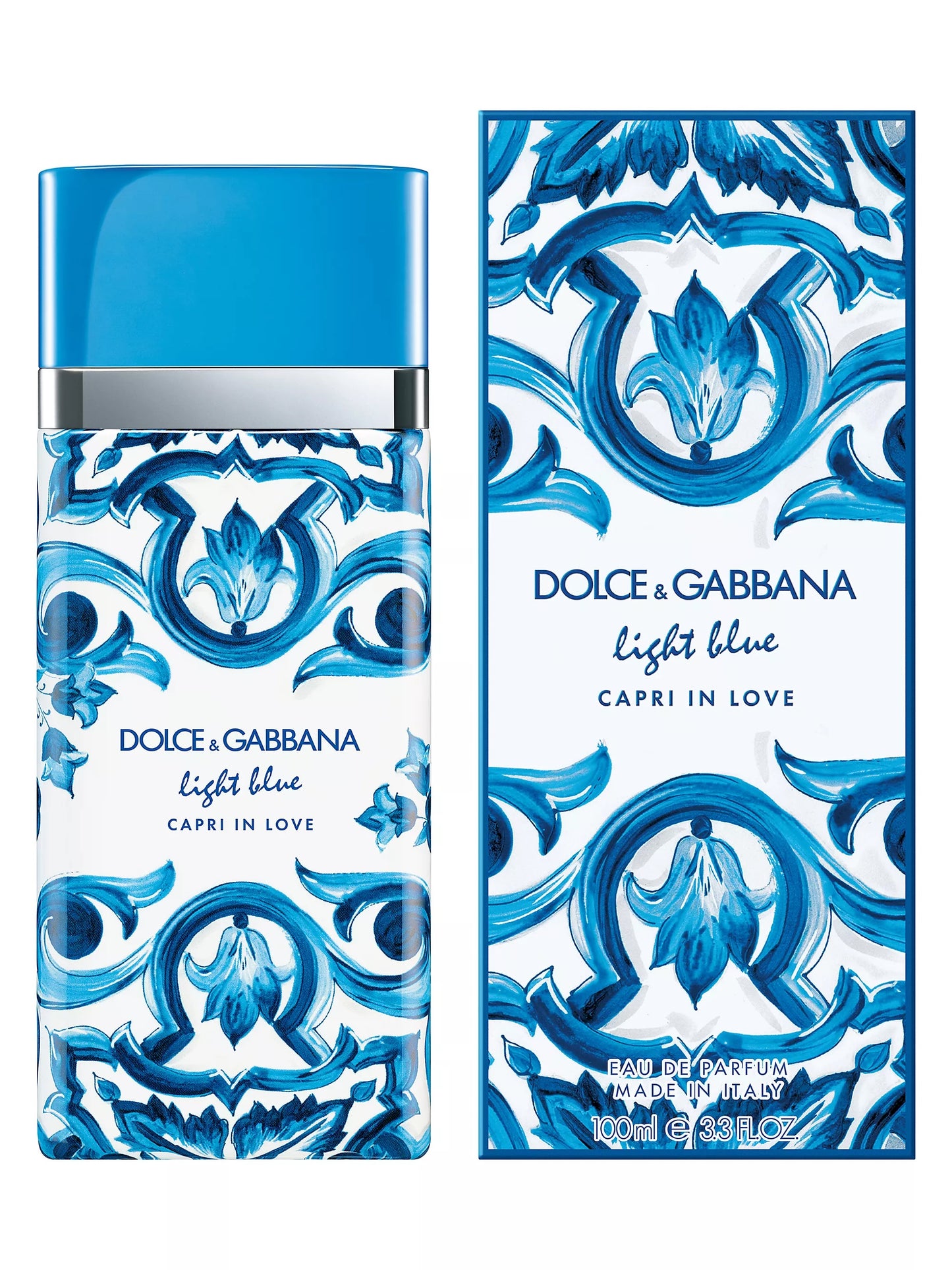 Dolce & Gabbana Women's 3.4 Ounce Light Blue Capri in Love Eau de Parfum-Inscentives Perfume