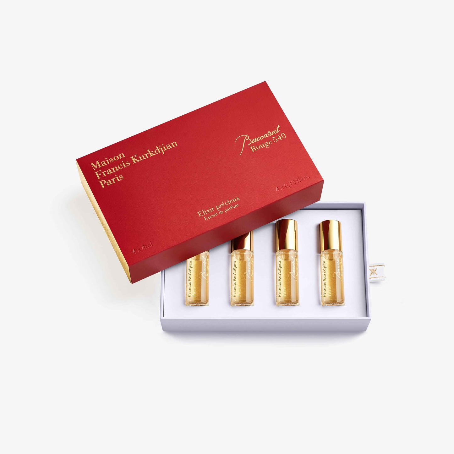 Maison Francis Kurkdjian Unisex 4 x .17 Ounce Baccarat Rouge 540 Extrait De Parfum Roll on Elixir-Inscentives Perfume