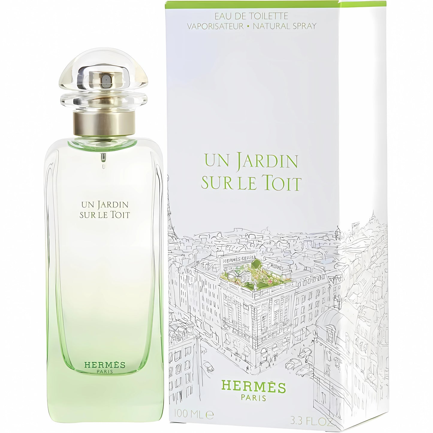 Hermès Women's 3.4 Ounce Un Jardin Sur Le Toit Eau de Toilette-Inscentives Perfume