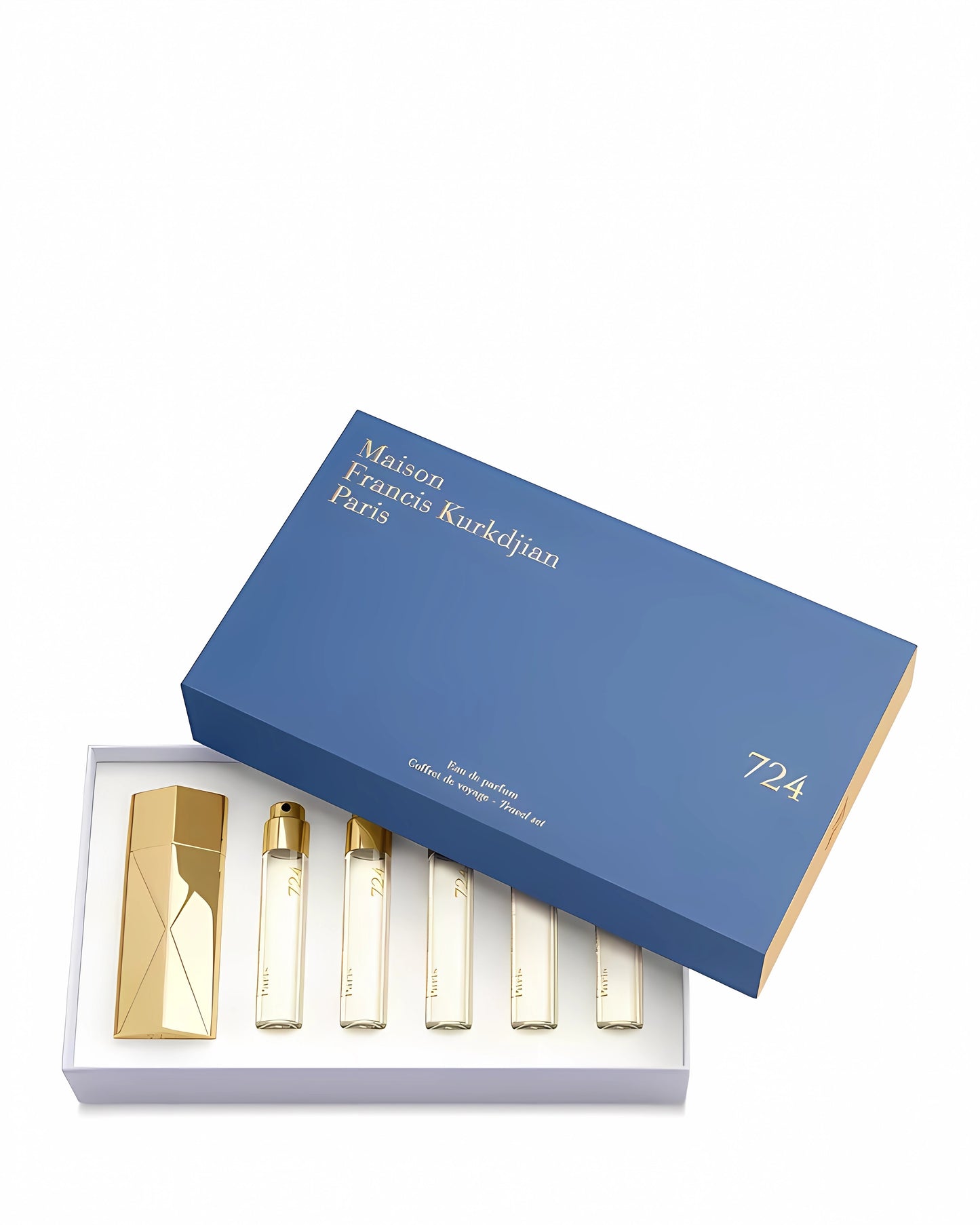 Maison Francis Kurkdjian Unisex 5 x .37 Ounce 724 Travel Set Eau de Parfum-Inscentives Perfume