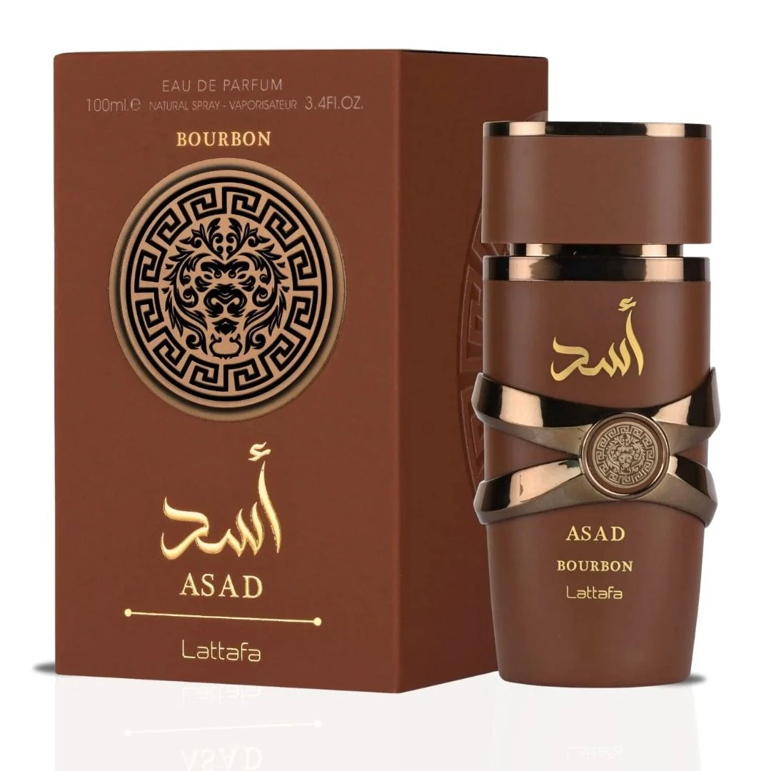 Lattafa Men's 3.4 Ounce Asad Bourbon Eau de Parfum-Inscentives Perfume