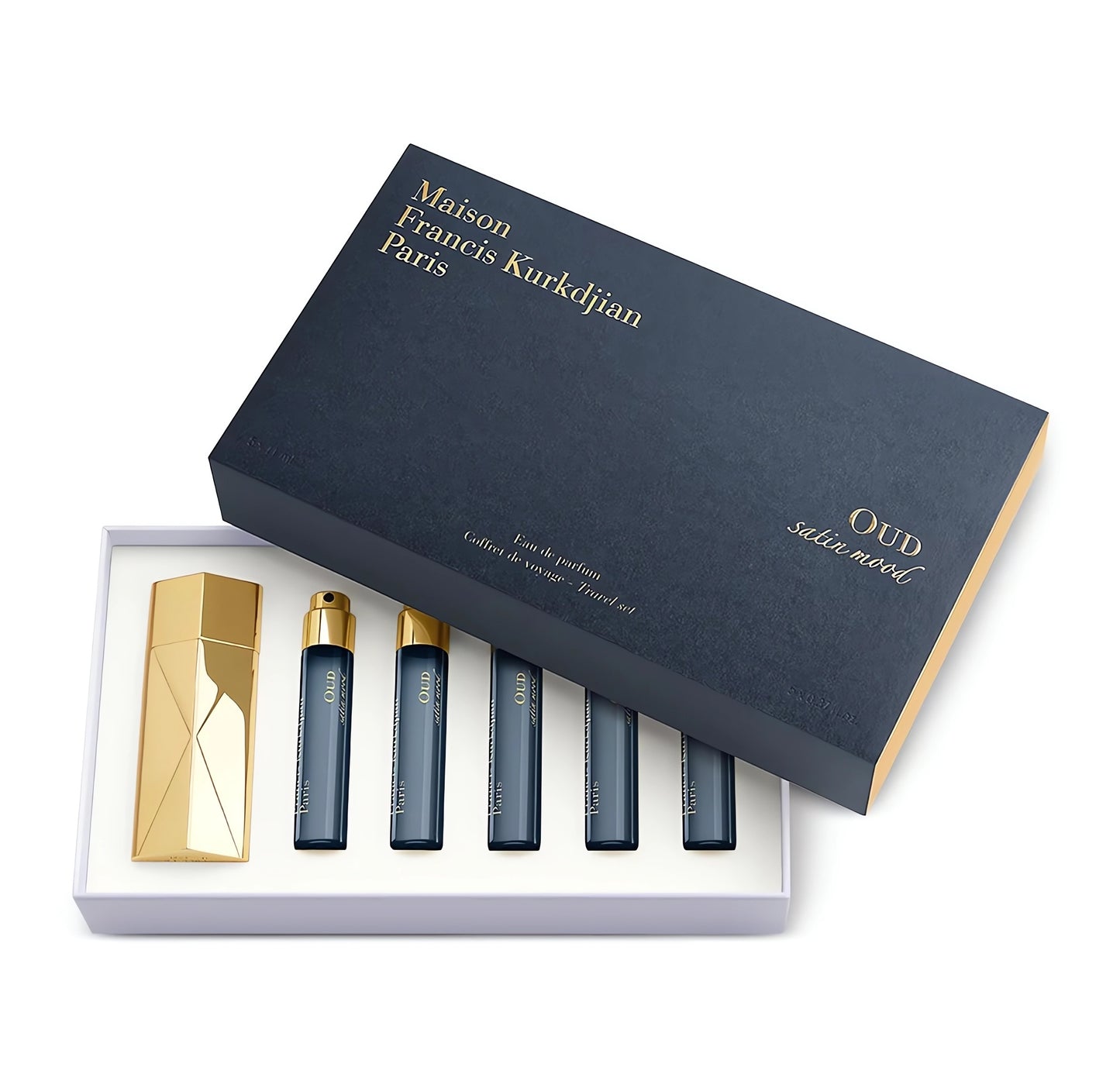 Maison Francis Kurkdjian Unisex 5 x .37 Ounce Oud Satin Mood Eau de Parfum-Inscentives Perfume