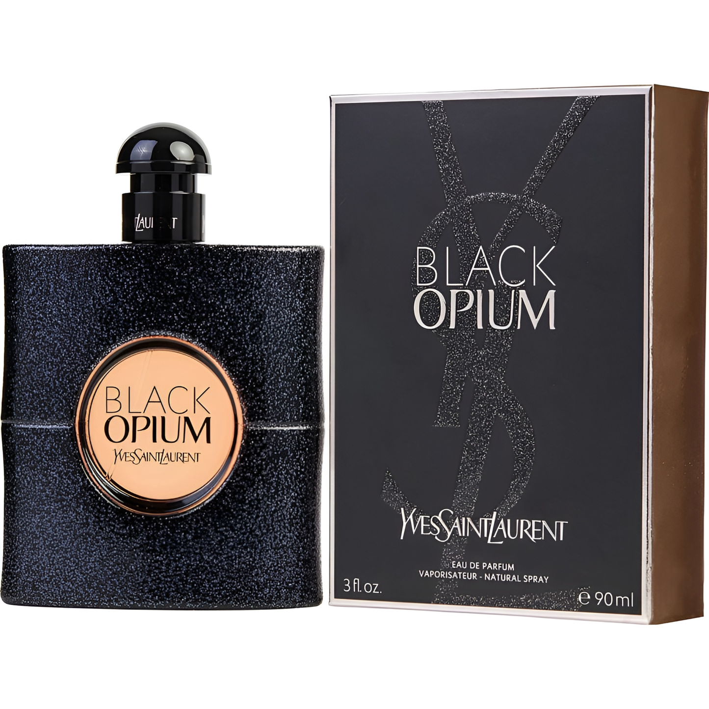 YSL Women's 3 Ounce Black Opium Eau de Parfum-Inscentives Perfume