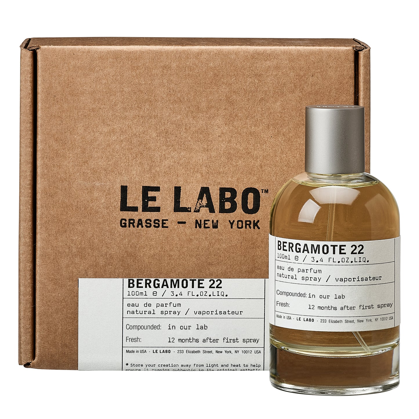 Le Labo Unisex 3.4 Ounce Bergamote Eau de Parfum-Inscentives Perfume