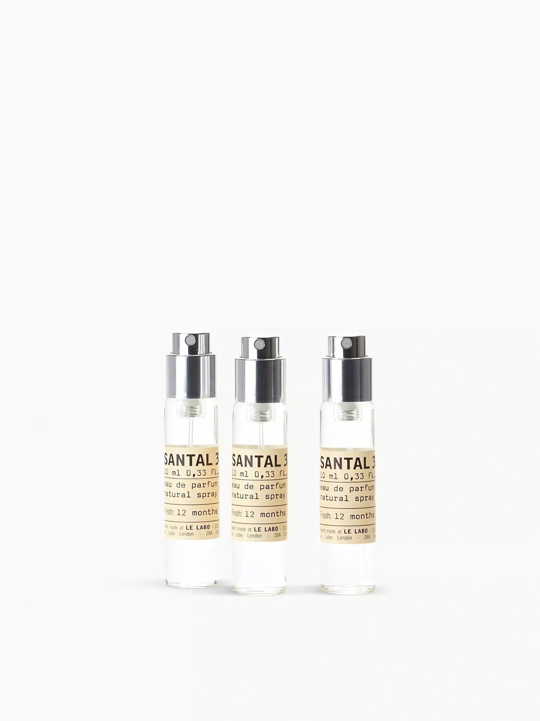 Le Labo Unisex 3 x .34 Ounce Santal 33 Eau de Parfum-Inscentives Perfume