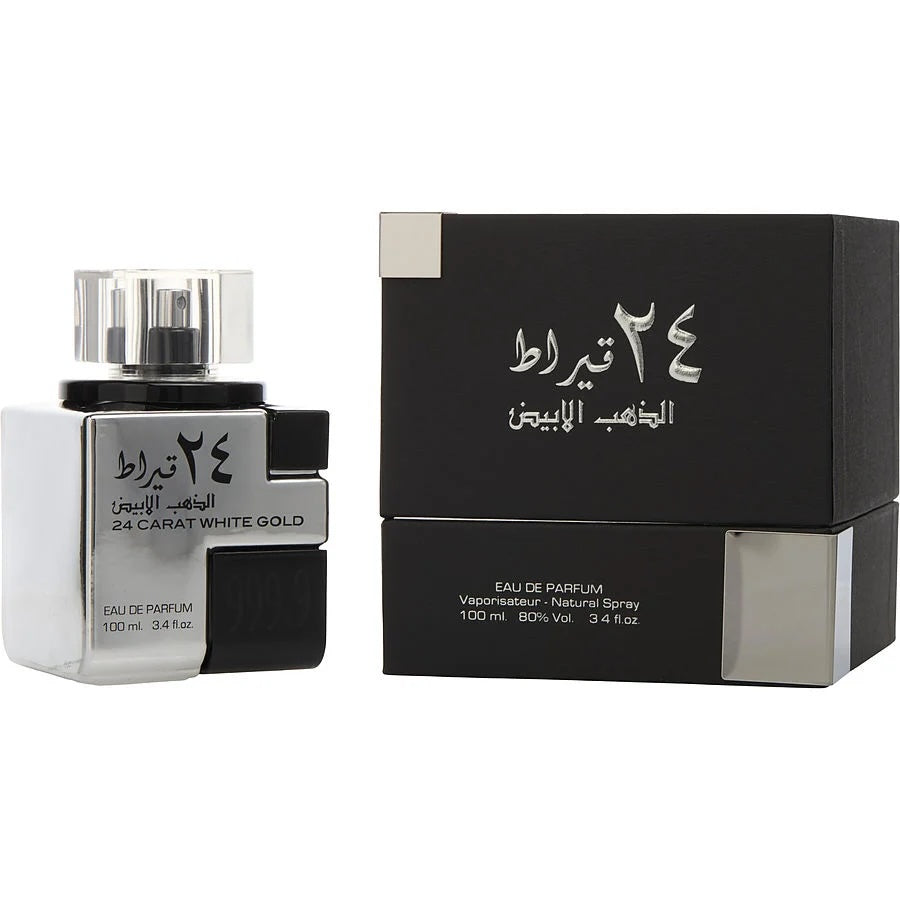 Lattafa 24 Carat White Gold