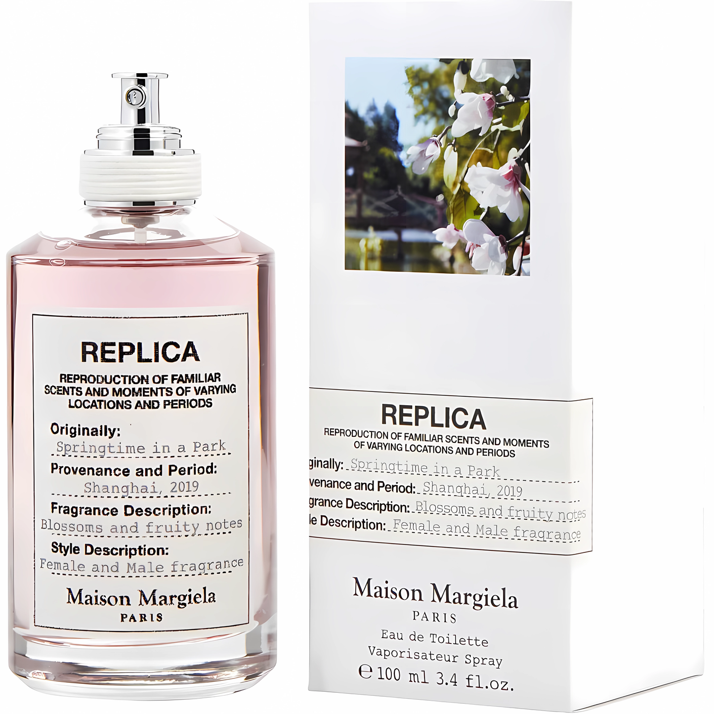 Maison Margiela Women's 3.4 Ounce Replica Springtime in a Park Eau De Toilette-Inscentives Perfume
