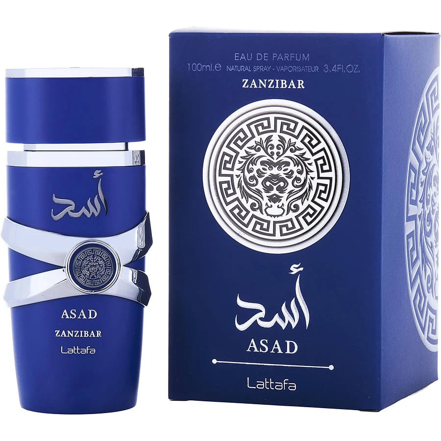 Lattafa Men's 3.4 Ounce Asad Zanzibar Eau de Parfum-Inscentives Perfume