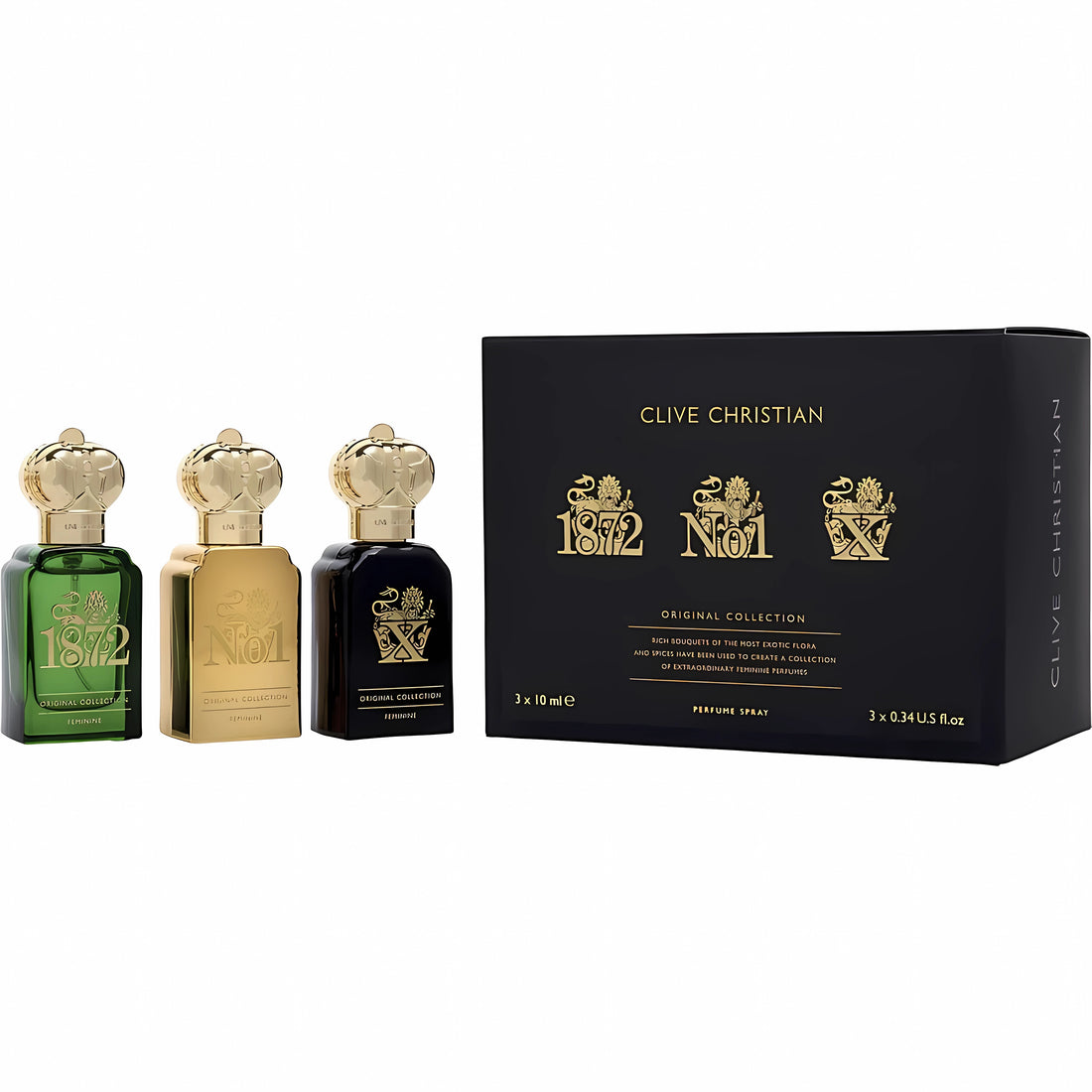 Clive Christian Women's 0.34 Ounce Variety Eau de Parfum-Inscentives Perfume