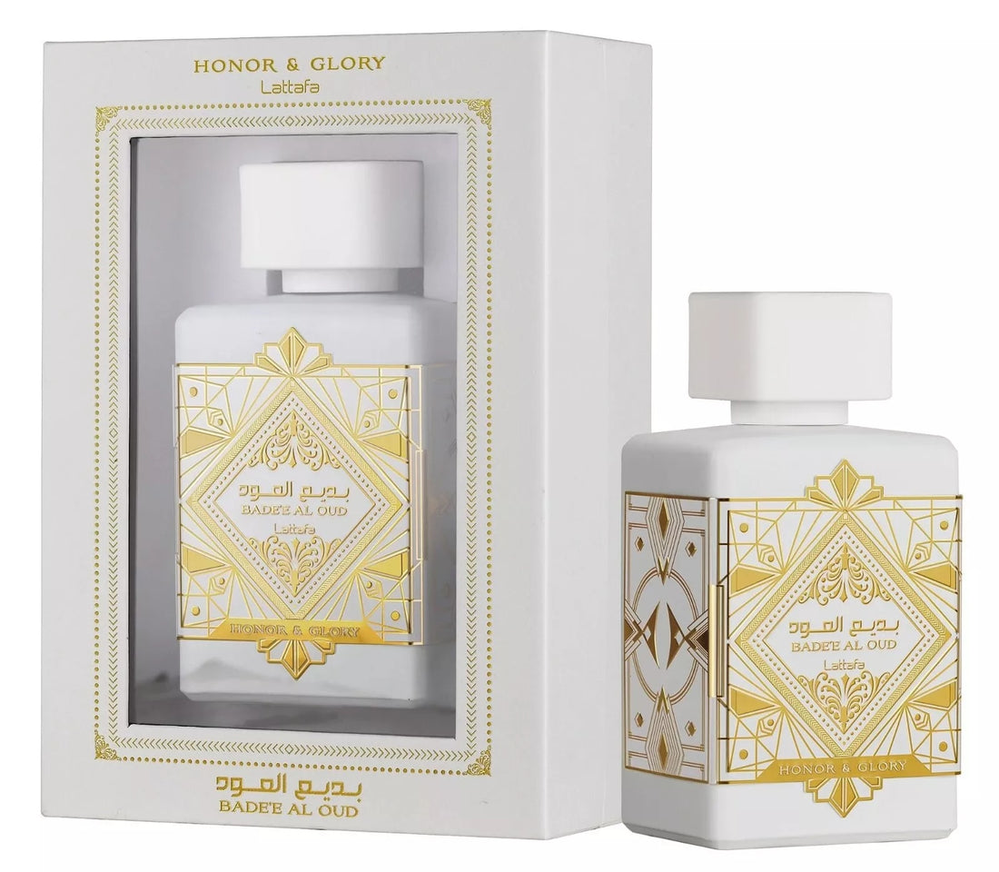 Lattafa Men's 3.4 Ounce Badee Al Oud Honor & Glory Eau de Parfum-Inscentives Perfume