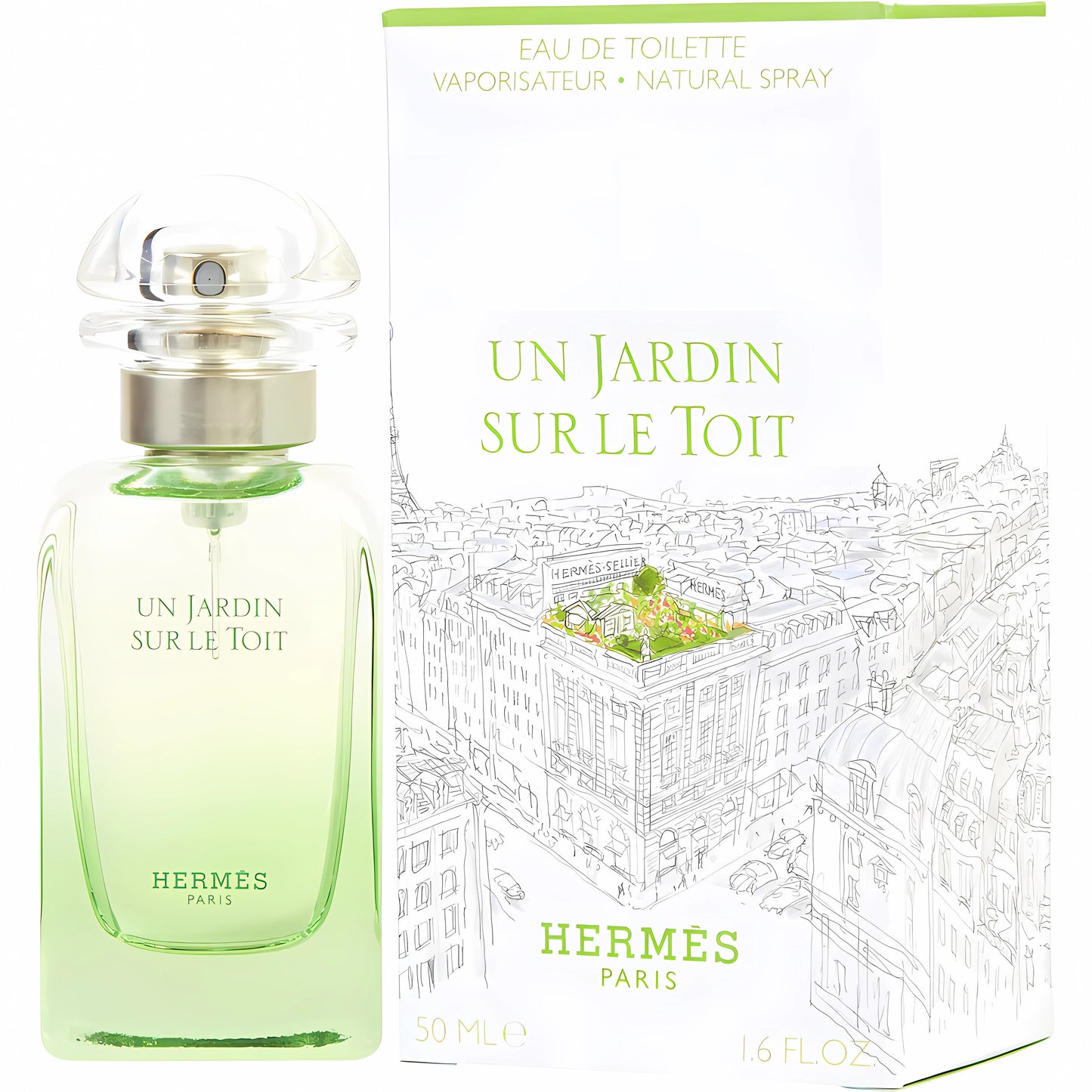 Hermès Women's 1.7 Ounce Un Jardin Sur Le Toit Eau de Toilette-Inscentives Perfume