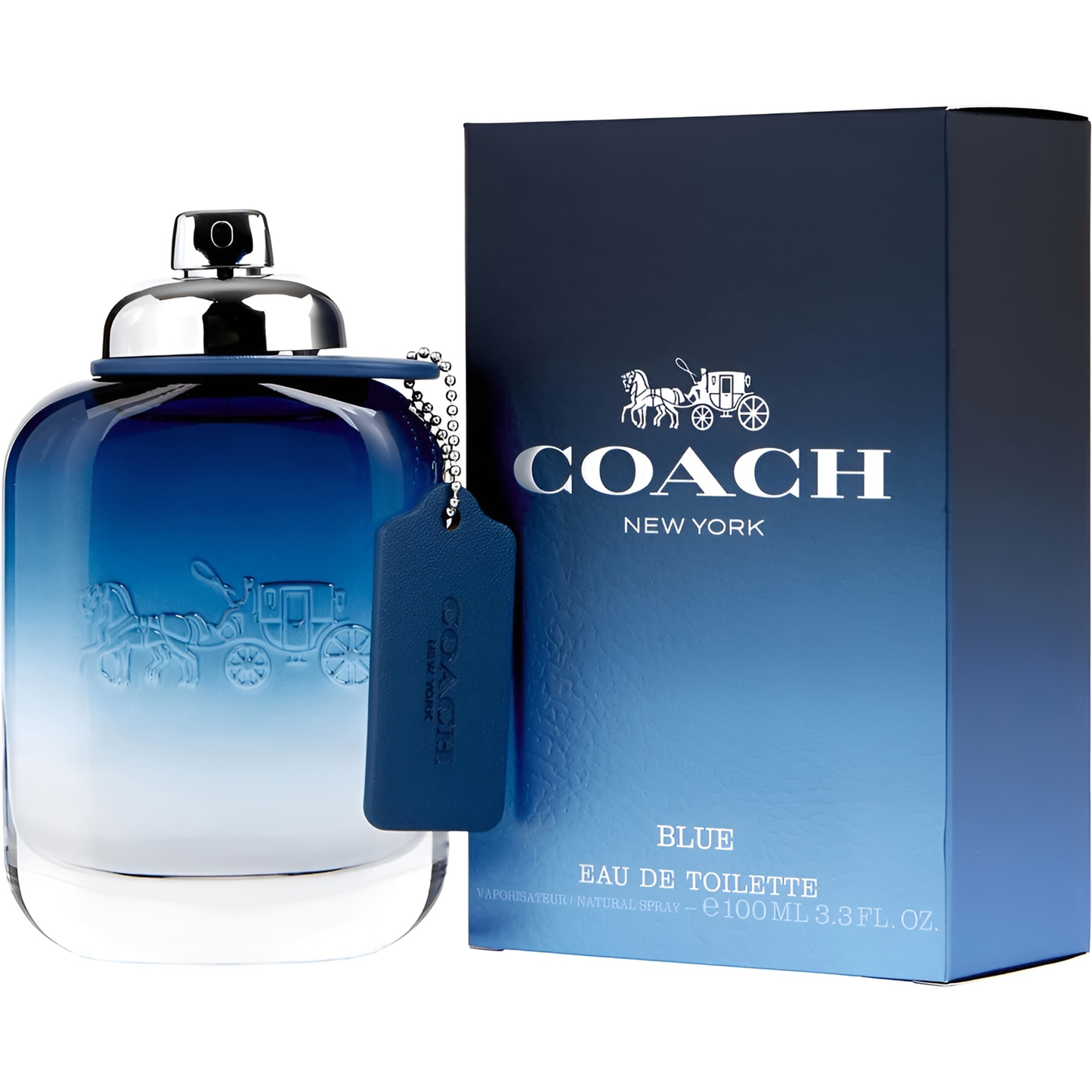 Coach Men's 3.3 Ounce Man Blue Eau de Toilette-Inscentives Perfume