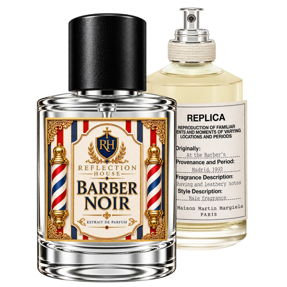 Reflection House Barber Noir