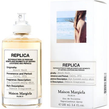 Maison Margiela Women's 3.4 Ounce Replica Beach Walk Eau de Toilette-Inscentives Perfume