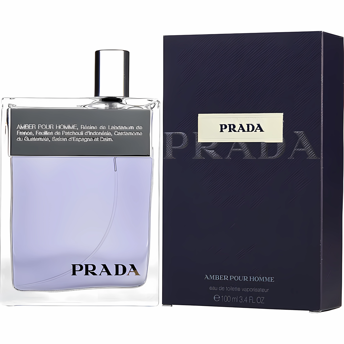 Prada Men's 3.4 Ounce Amber Pour Homme Eau De Toilette-Inscentives Perfume