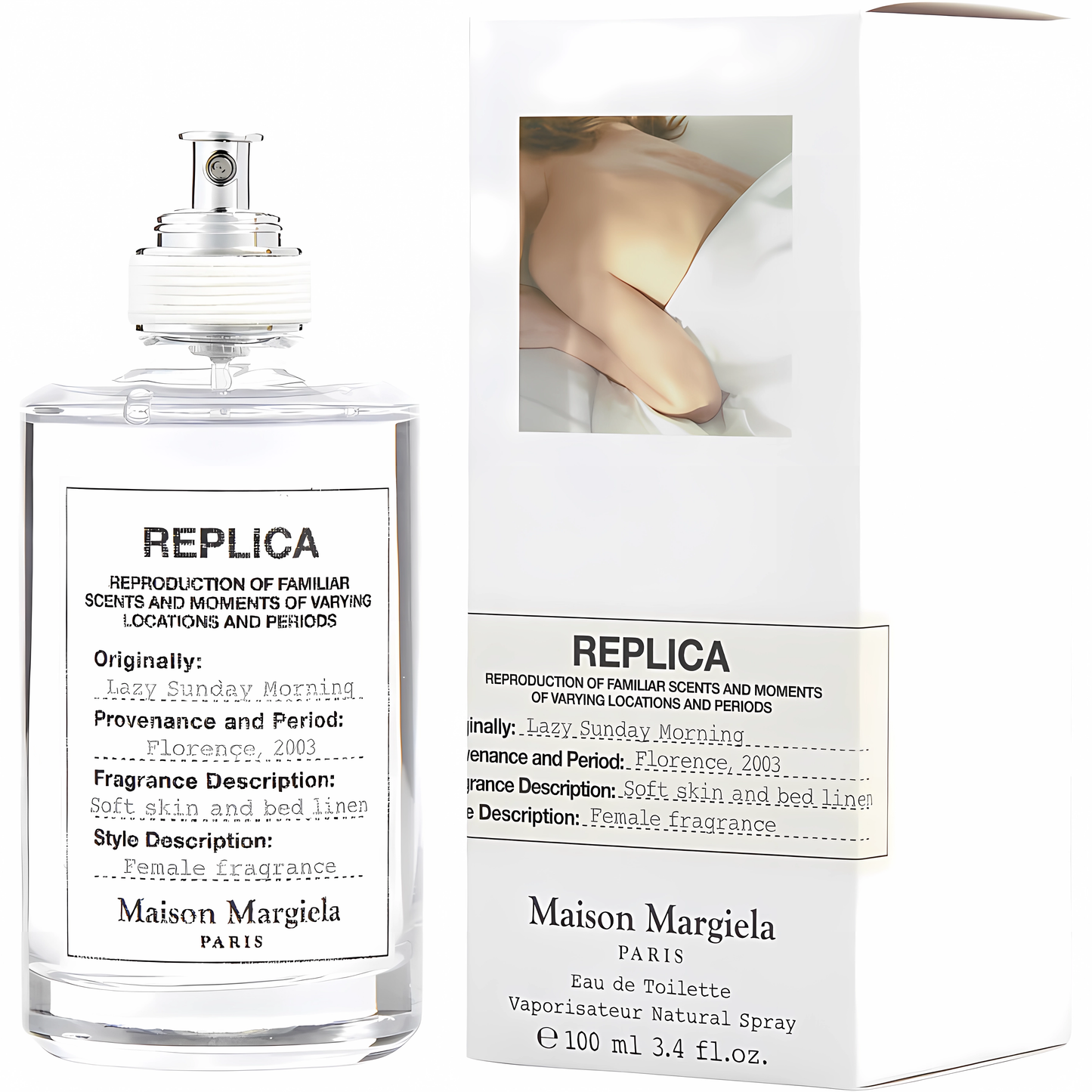 Maison Margiela Women's 3.4 Ounce Replica Lazy Sunday Morning Eau De Toilette-Inscentives Perfume