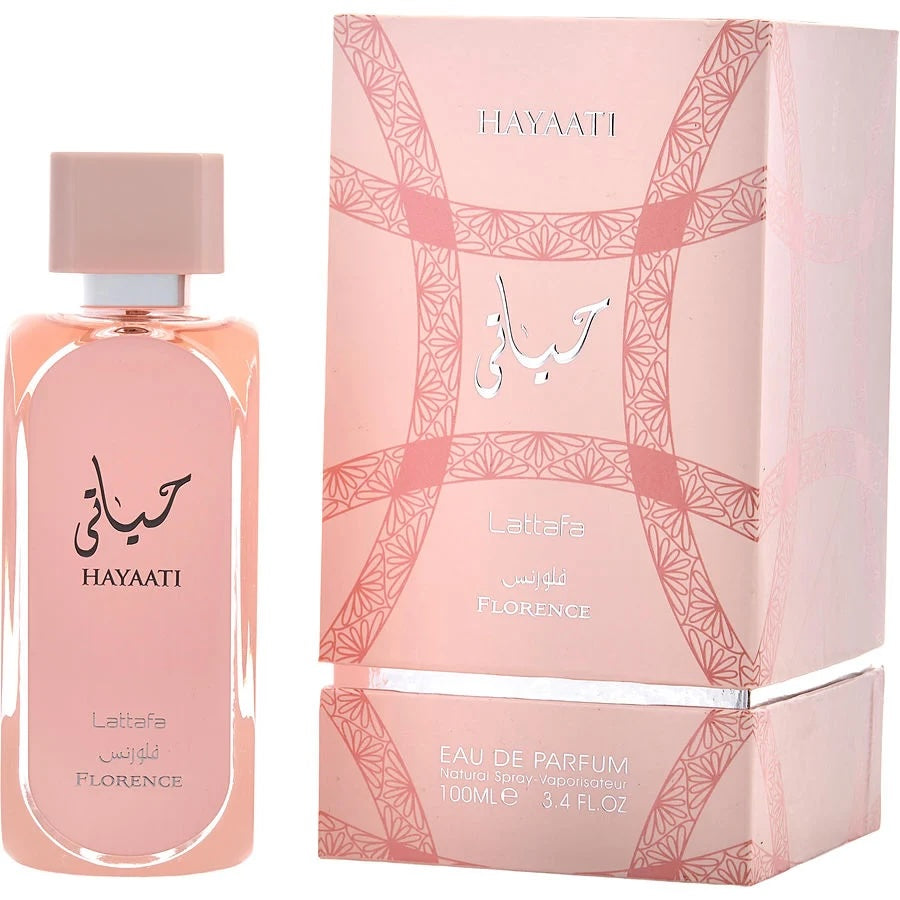 Lattafa Women's 3.4 Ounce Hayaati Florence Eau de Parfum-Inscentives Perfume
