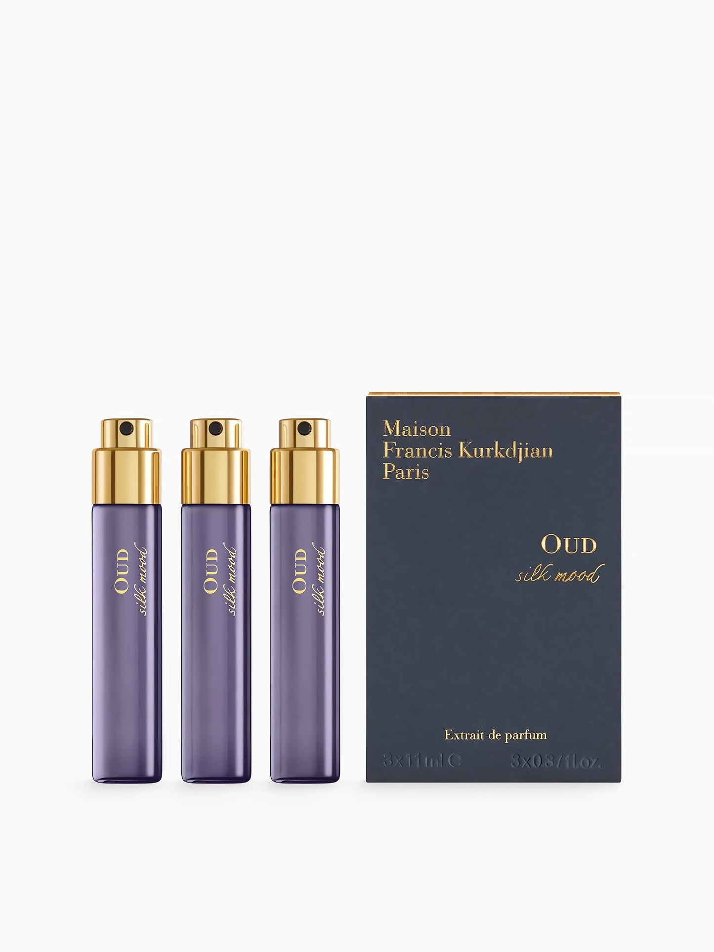 Maison Francis Kurkdjian Unisex 3 x .37 Ounce Oud Silk Mood Extrait De Parfum-Inscentives Perfume
